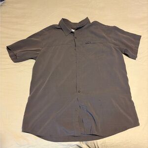 Columbia Men's Charcoal Button Down Shirt